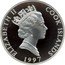 Cook Islands 10 Dollars Theodore Roosevelt National Park 1997 Proof KM# 359 ELIZABETH II COOK ISLANDS RDM 1997 coin obverse