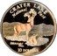 Cook Islands 10 Dollars Crater Lake National Park 1997 Proof KM# 875 WHITE-TAILED DEER A S H 96 CRATER LAKE NATIONAL PARK 10 DOLLARS coin reverse