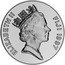 Fiji 10 Dollars 25th Anniversary of World Wildlife Fund 1997 Proof KM# 76 ELIZABETH II FIJI 1997 RDM coin obverse