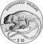 Fiji 10 Dollars 25th Anniversary of World Wildlife Fund 1997 Proof KM# 76 ENDANGERED WILDLIFE $10 coin reverse