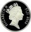 Fiji 10 Dollars Sperm Whale 2002 Proof KM# 101 ELIZABETH II FIJI 2002 coin obverse