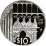 Fiji 10 Dollars Queen Elizabeth II. 50th Year of Reign 2002 Proof KM# 84 WESTMINSTER ABBEY JUNE 1953 $10 coin reverse