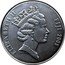 Fiji 10 Dollars XVIII FIFA World Football Championship in Germany 2005 KM# 110 ELIZABETH II FIJI 2005 coin obverse