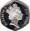 Fiji Ten Dollars Diamond Wedding 2007 Proof KM# 331 ELIZABETH II FIJI 2007 coin obverse