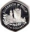 Fiji Ten Dollars Diamond Wedding 2007 Proof KM# 331 TEN DOLLARS ELIZABETH PHILIP coin reverse