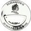 Fiji 10 Dollars Mexico. Rhodium 2012 Proof KM# 461 ELIZABETH II 10 DOLLARS FIJI 2012 coin obverse
