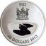 Fiji 10 Dollars Chassigny Meteorite. France 2013 Proof KM# 497 FIJI 10 DOLLARS 2013 coin obverse