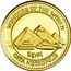 Fiji 10 Dollars Giza Necropolis. Egypt 2012 Proof KM# 436 WONDERS OF THE WORLD GIZA NECROPOLIS EGYPT coin reverse