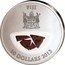 Fiji 10 Dollars Mount Vesuvius. Italy 2013 Proof KM# 486 FIJI 2013 REREVAKA NA KALOU KA DOKA NA TUI 10 DOLLARS coin obverse