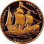 Fiji 10 Dollars 500th Anniversary of the Death of Christopher Columbus 2006 Proof KM# 111 COLUMBUS SANTA MARIA 10 DOLLARS coin reverse