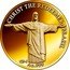 Fiji 10 Dollars Christ the Redeemer Statue 2012 Proof KM# 385 CHRIST THE REDEEMER BRAZIL AU.999 coin reverse
