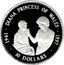 Fiji 10 Dollars Death of Princess Diana 1997 Proof KM# 92 1961 DIANA PRINCESS OF WALES 1997 10 DOLLARS coin reverse