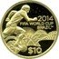 Fiji 10 Dollars FIFA World Cup Brazil 2012 Proof KM# 310 2014 FIFA WORLD CUP BRAZIL TM $10 coin reverse