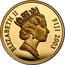 Fiji 10 Dollars Lost Treasure of King Richard 2003 Proof KM# 113 ELIZABETH II FIJI 2003 coin obverse