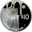 Fiji 10 Dollars Queen Elizabeth II. 50 Years of Reign 2002 Proof KM# 83 "...DEFENDER OF THE FAITH..." $10 coin reverse