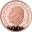 UK 10 Pence Charles III Capercaillie 2023  Proof; Tudor crown privy mark CHARLES III DEI GRA REX FID DEF 2023 MJ coin obverse