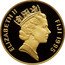 Fiji 100 Dollars Silver Jubilee of Independence 1995 Proof KM# 98 ELIZABETH FIJI 1995 coin obverse
