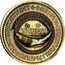 Fiji 100 Dollars (Tabua) KM# 59 TABUA ONE OVNCE NATVRAL FIJIAN GOLD MINIMVM I8CT coin reverse