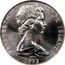 Cook Islands Two and a Half Dollars Captain Cook's 2nd Pacific Voyage 1973 KM# 9 ELIZABETH II COOK ISLANDS 1973 coin obverse