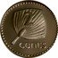 Fiji 2 Cents Palm Fan 1976 Proof KM# 28a 2 CENTS coin reverse