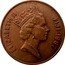 Fiji 2 Cents Palm Fan 1987 KM# 50 ELIZABETH II FIJI 1986 RDM coin obverse