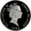 Cook Islands 2 Dollars Yellowstone National Park 1996 Proof KM# 279 ELIZABETH II COOK ISLANDS RDM 1996 coin obverse