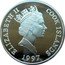 Cook Islands 2 Dollars Queen Mother and daughters 1980 1997 Proof KM# 436 ELIZABETH II COOK ISLANDS RDM 1997 coin obverse