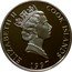Cook Islands 2 Dollars Theodore Roosevelt National Park 1997 Proof KM# 372 ELIZABETH II COOK ISLANDS 1997 RDM coin obverse
