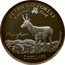 Cook Islands 2 Dollars Petrified Forest National Park 1997 Proof KM# 328 PRONGHORN A SH 97 PETRIFIED FOREST NATIONAL PARK 2 DOLLARS coin reverse