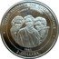 Cook Islands 2 Dollars Queen Mother and daughters 1980 1997 Proof KM# 436 QUEEN ELIZABETH THE QUEEN MOTHER FAMILY PORTRAIT 1980 2 DOLLARS coin reverse