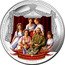 Fiji Two Dollars Romanoff Family Portrait 2009 Proof KM# 195 THE LAST RUSSIAN ROYAL FAMILY 1 OZ 999 SILVER THE ROMANOVS coin reverse