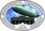Fiji Two Dollars Hindenburg 2009 Proof KM# 276 LZ 129 HINDENBURG FAMOUS AIRSHIPS coin reverse