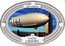 Fiji Two Dollars USS Akron 2009 Proof KM# 275 USS AKRON FAMOUS AIRSHIPS coin reverse