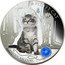 Fiji 2 Dollars American Curl. Fluffy Cat 2013 Proof KM# 341 AMERICAN CURL FLUFFY CAT coin reverse