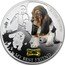 Fiji 2 Dollars Basset Hound 2013 Proof KM# 339 BASSET HOUND MY BEST FRIEND coin reverse