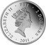 Fiji 2 Dollars Terpsichore. Muse of Dance 2011 Proof KM# 377 ELIZABETH II 2 DOLLARS FIJI 2011 coin obverse