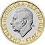 UK 2 Pounds (National Flowers) 2023 CHARLES III DEI GRA REX FID DEF coin obverse