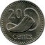 Fiji 20 Cents Tabua 1981 KM# 31 20 CENTS coin reverse