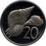 Cook Islands 20 Cents Wedding of Prince Charles and Lady Diana 1981 FM (P) Proof KM# 14b 20 JB FM coin reverse