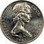 Cook Islands 20 Cents Elizabeth II 2nd portrait 1983 KM# 5 ELIZABETH II COOK ISLANDS 1983 coin obverse