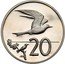 Cook Islands 20 Cents Elizabeth II 3rd portrait 1988 KM# 35 20 JB coin reverse