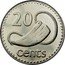 Fiji 20 Cents Tabua 2006 (l) KM# 53a 20 CENTS coin reverse