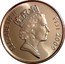 Fiji 20 Cents Tabua 2009 KM# 121 ELIZABETH II FIJI 2009 RDM coin obverse