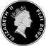 Fiji 20 Dollars 50th Anniversary of Reign of Elizabeth II 2002 KM# 256 ELIZABETH II FIJI 2002 coin obverse