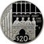 Fiji 20 Dollars Boys Choir in Westminister Abbey 2002 KM# 257 WESTMINISTER ABBEY JUNE 1953 $20 coin reverse