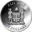 Fiji 20 Dollars Exotic Endangered Wildlife 2013 KM# 405 FIJI 2013 20 DOLLARS REREVAKA NA KALOU KA DOKA NA TUI coin obverse