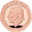 UK 20 Pence Charles III Puffin 2023  Proof; Tudor crown privy mark CHARLES III DEI GRA REX FID DEF 2023 MJ coin obverse