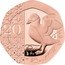 UK 20 Pence Charles III Puffin 2023  Proof; Tudor crown privy mark 20 PENCE coin reverse