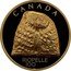 Canada 200 Dollars (100th Anniversary - Birth of Jean Paul Riopelle. Little Owl) 100 CANADA RIOPELLE coin reverse
