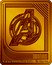 Niue 25 Dollars Avengers 2023  Proof 01/10 1/4 OZ 9999 FINE GOLD ©MARVEL coin reverse